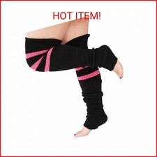 Plus Size Leg Warmers for Women, Long Knit Leg Warmers Over Knee Thigh High Sock