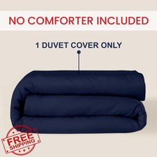 Kotton Culture Duvet Cover King Navy Blue 100 Egyptian Cotton