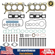 Head Gasket Set Head Bolts Fit 2011-2019 Ford Edge Explorer Flex Taurus 3.5L V6