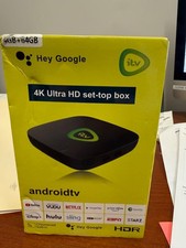 Hey Google 4K Ultra HD Set-top Box Android Tv / itv