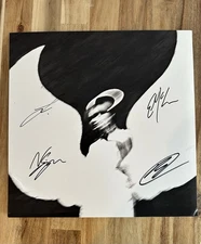 THORNHILL Heroine Autographed Cover Vinyl LP Signed Jacket with Sleeve Dmg VG/G+