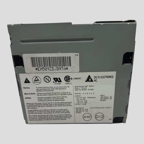 Apple Power Macintosh 7100 Power Supply – 614-0009 SMP-120EB-2 – Delta OEM