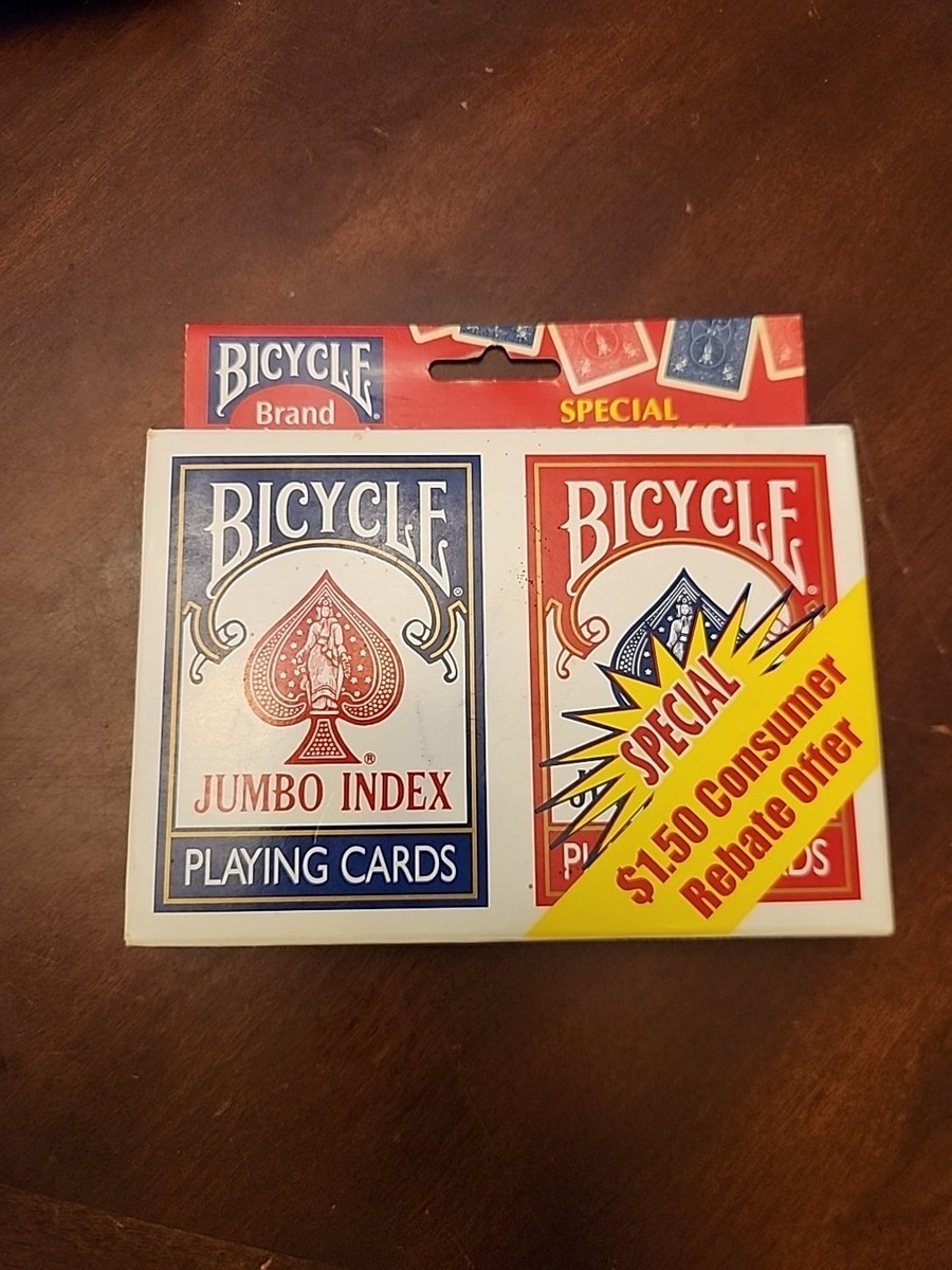 Bicycle Jumbo Index Playing Cards Red