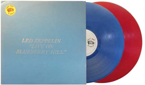 Led Zeppelin - Live on Blueberry Hill 1972 U.S. blue/red vinyl 2 LP set
