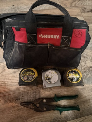 #ad Used Husky 12 in. Tool Bag Random Lot Of Assorted Used Hand Tools $22.00