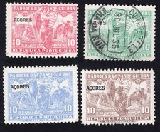 Azores Portugal 1925 Stamps Mi#258-61 MH/used