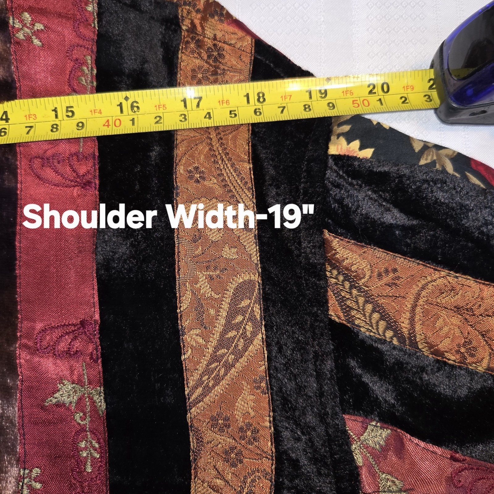 Coldwater Creek Patchwork Jacket  2X Sequins  Mix… - image 16