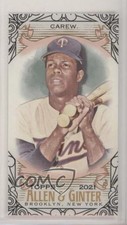 2021 Topps Allen & Ginter's Mini Black Border Rod Carew #108 HOF 03cz