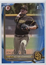 2022 Bowman Prospects Blue Pattern Border 34/125 Victor Lizarraga #BP-127 1g1q