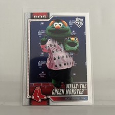 Wally The Green Monster 2026 Topps Series 1 Celebration Mascots #M-2 Red Sox