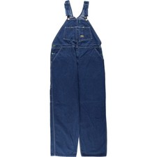 Used oversized 70'S-80'S Osh Kosh denim overalls made in the USA men's size ...