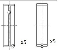 FAI Autoparts Kurbelwellenlager BM1069-STD FüR Opel Movano X70 Bus Vivaro X83 2