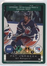 1995-96 Playoff One on One Challenge Pat Verbeek #70 0a4