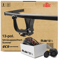 Für Dacia Duster 17- II HM_ Hook Anhängerkupplung starr & 13poliger E-Satz NEU