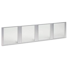 ALERA VA301730 Glass Door Set With Silver Frame For 72" Wide Hutch, 4 Doors/set