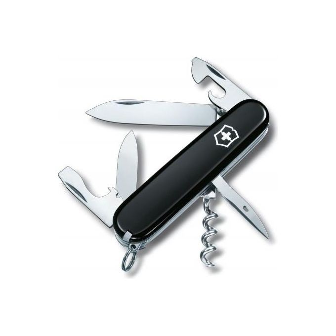 Coltello Svizzero Victorinox Spartan Nero: EDC Multiuso per Trekking