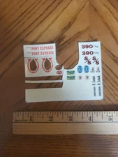 AMT FORD 390GT Pony Express MODEL KIT Partial Decal Sheet 6168-7