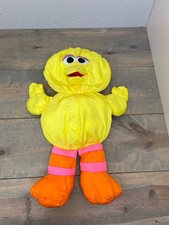 Vintage 1992 Baby Big Bird Playskool Nylon Stuffed Animal Plush 12