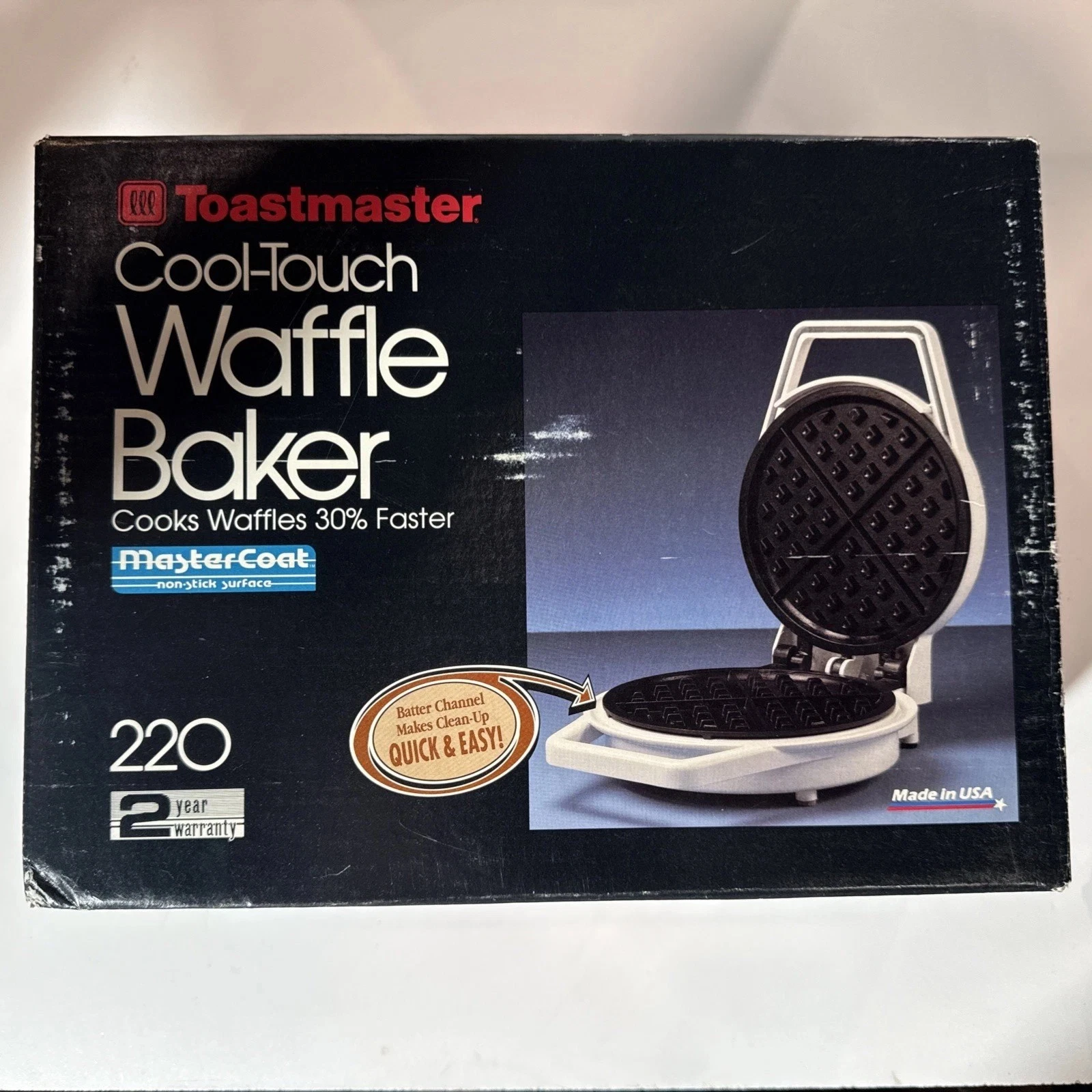 Toastmaster Model 220 Cool-Touch Waffle Baker