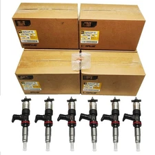 6X Fuel Injector 20R-2478 370-7282 T409982 for Caterpillar CAT Engine C6.6 C7.1