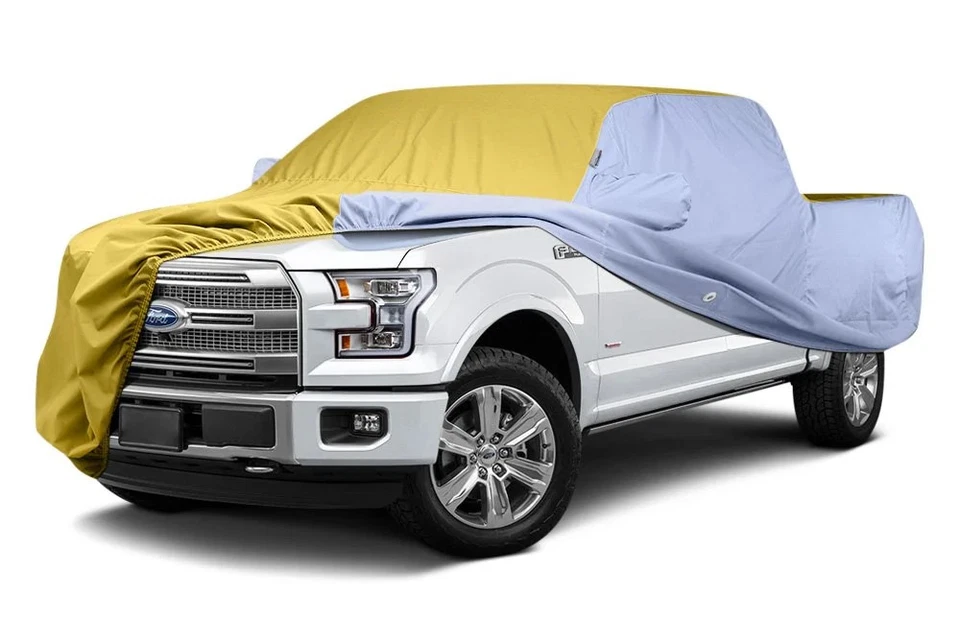 For Nissan 720 83-86 Car Cover WeatherShield HP Two-Tone Yellow Custom Car Cover Foto 2 de 4