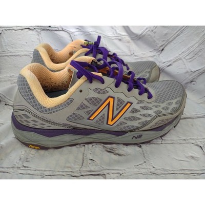 New Balance Leadville 1210 Gray Mesh Lace Up Trail Running Shoes Women's 8.5 -s3
