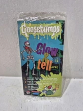 Vintage Goosebumps Glow & Tell Cards Pizza Hut Promo Toy Sealed RARE Set #1