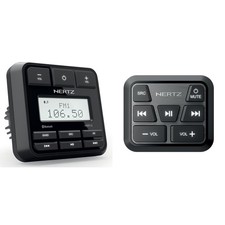 Hertz Marine HMR 15 Media Receiver AM/FM/USB Bluetooth and HMC-U1 Remote