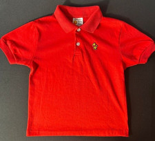 SEARS, ROEBUCK  CO - Vintage-Winnie the Pooh - Red Polo - Children's SIZE 6-6X