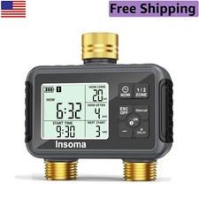 Weatherproof Garden Hose Timer - 2 Zone Contr...