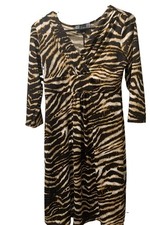 Vintage Animal Printed Mini 2000s Dress