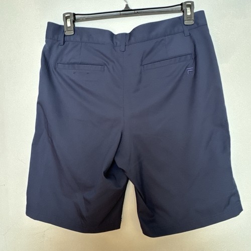 Fila Sport Golf dunkelblau Polyester Chino Shorts, Größe 34, gesticktes Logo - Bild 4 von 9