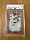 2024 Bowman Sterling - On CardAuto Roman Anthony Orange Refractor