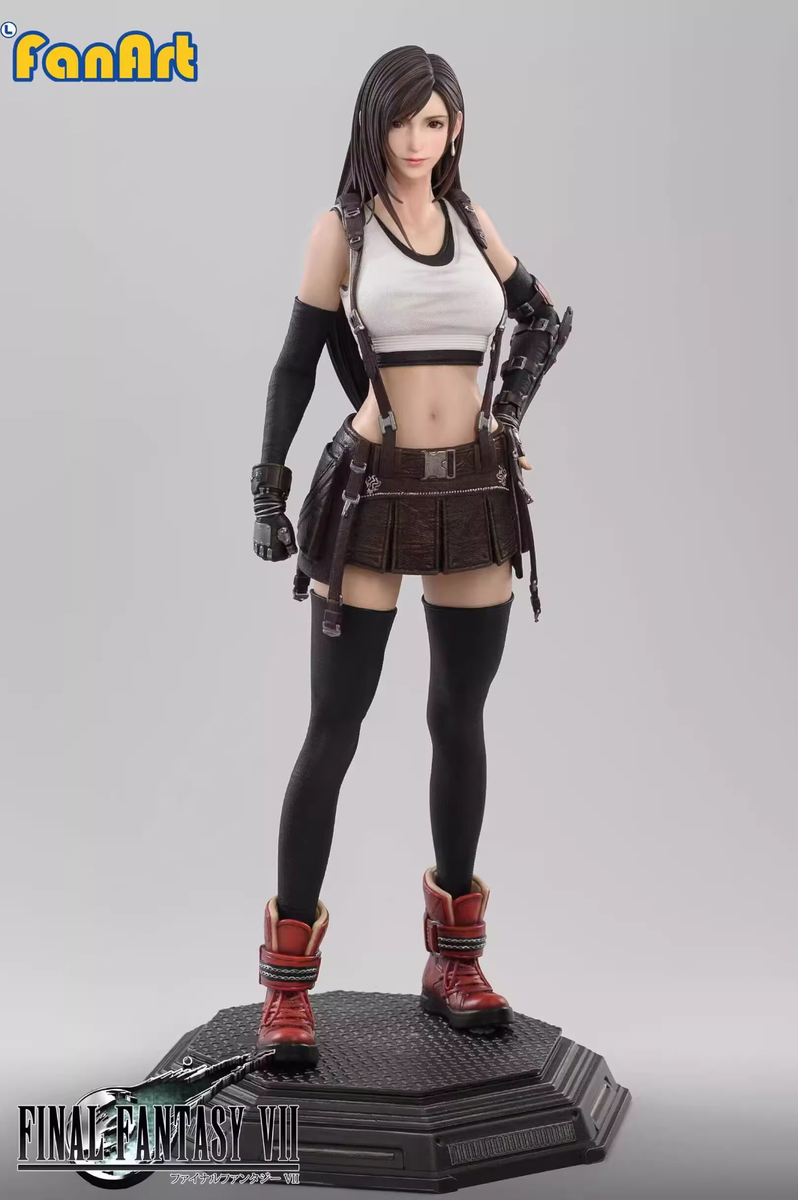 FanArt Studio tifa 1/3 ティファ 4K] Unboxing and Review 1/3 scale Tifa Lockhart Statue by