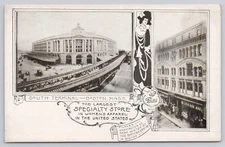 Filenes Specialty Store Womens Apparel South Terminal Station Boston MA Postcard
