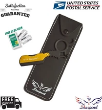 20 GOLD BARBER SALON STRAIGHT CUT THROAT SHAVING RAZOR RASOIRS RASOI WITH BLADES