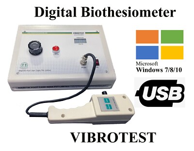 VIBROTEST, Digital Biothesiometer VPT  Diabetic Neuropathy, Computer Compatible