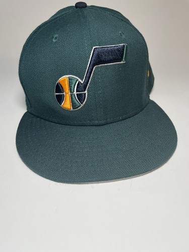 Utah Jazz Basketball NBA Hat Drk Green 