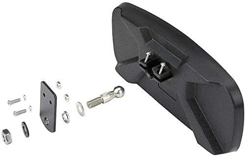 13" UTV Convex Center Rear View Mirror W/ Light For Polaris - Foto 5