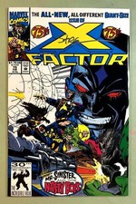 X-FACTOR 75 (VF/NM 9.0) AUTOGRAPHED by LARRY STROMAN / MR. SINISTER / with COA *