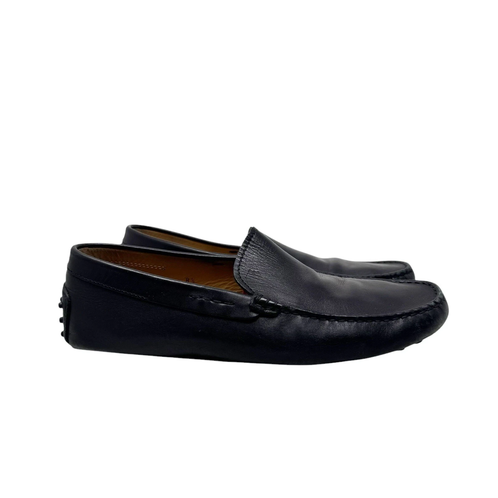 TOD’S Scarpe da guida Tod's Gommino uomo taglia 8 5 suola ciottolo mocassino pelle nero mocs
