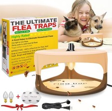 Flea Traps for Inside Your Home with 2 Sticky...