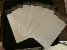 10 CURRENT 6 7/8 SIZE COMIC BOOK BAGS and BACKING BOARDS