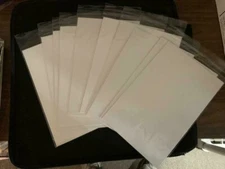 10 Regular 7 1/8 inch SIZE COMIC BOOK BAGS and BACKING BOARDS