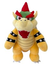 Build A Bear Super Mario Bros Bowser King Koopa Stuffed Plush with Sound