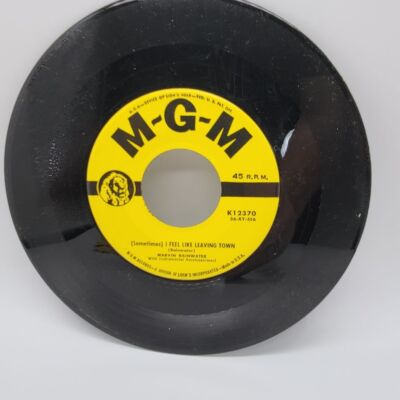 Get Off The Stool / I Feel Like Leaving Town by Marvin Rainwater Rockabilly 45