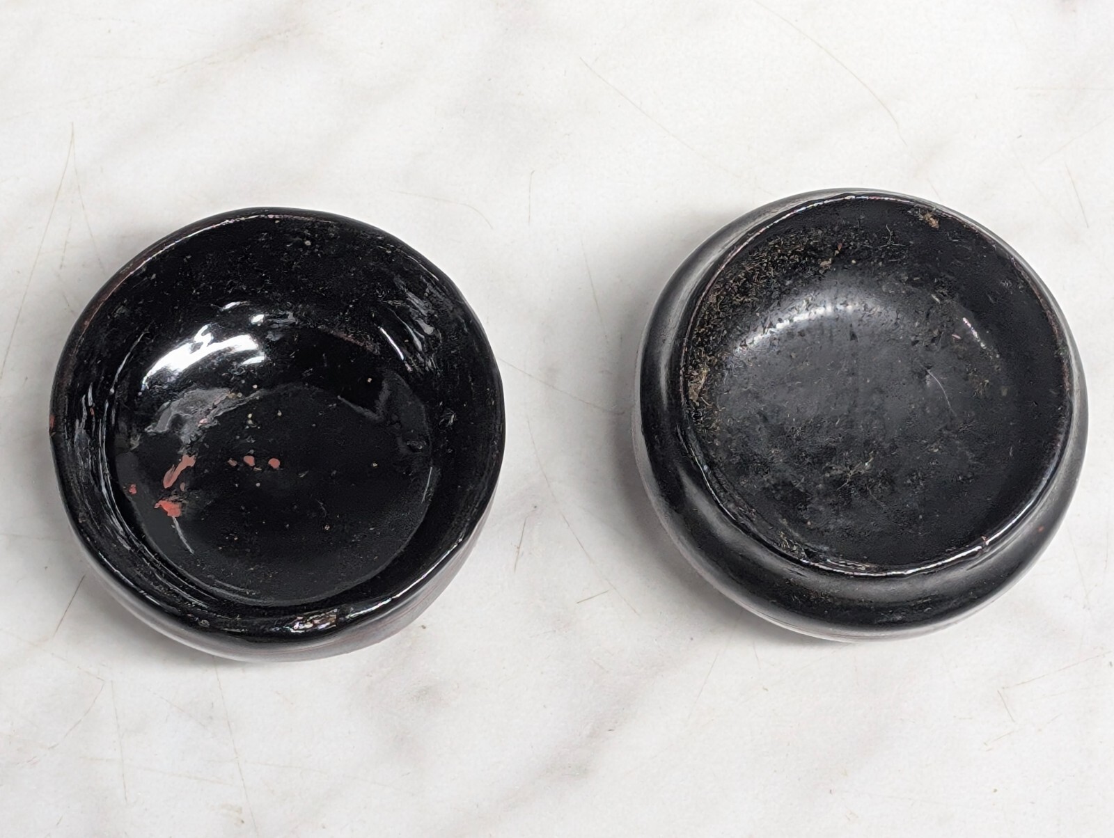 Vintage Burmese Lacquerware Trinket Box 2” Detailed Hand Painted