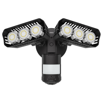 SANSI 38W 5000LM Motion Sensor Security Light Outdoor Flood Light 5000K Wired