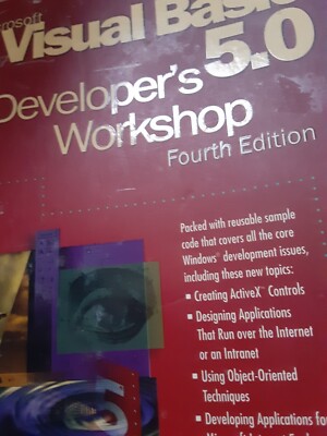 Microsoft Visual Basic Developer's Workshop Version 5.0 Sealed CD | eBay
