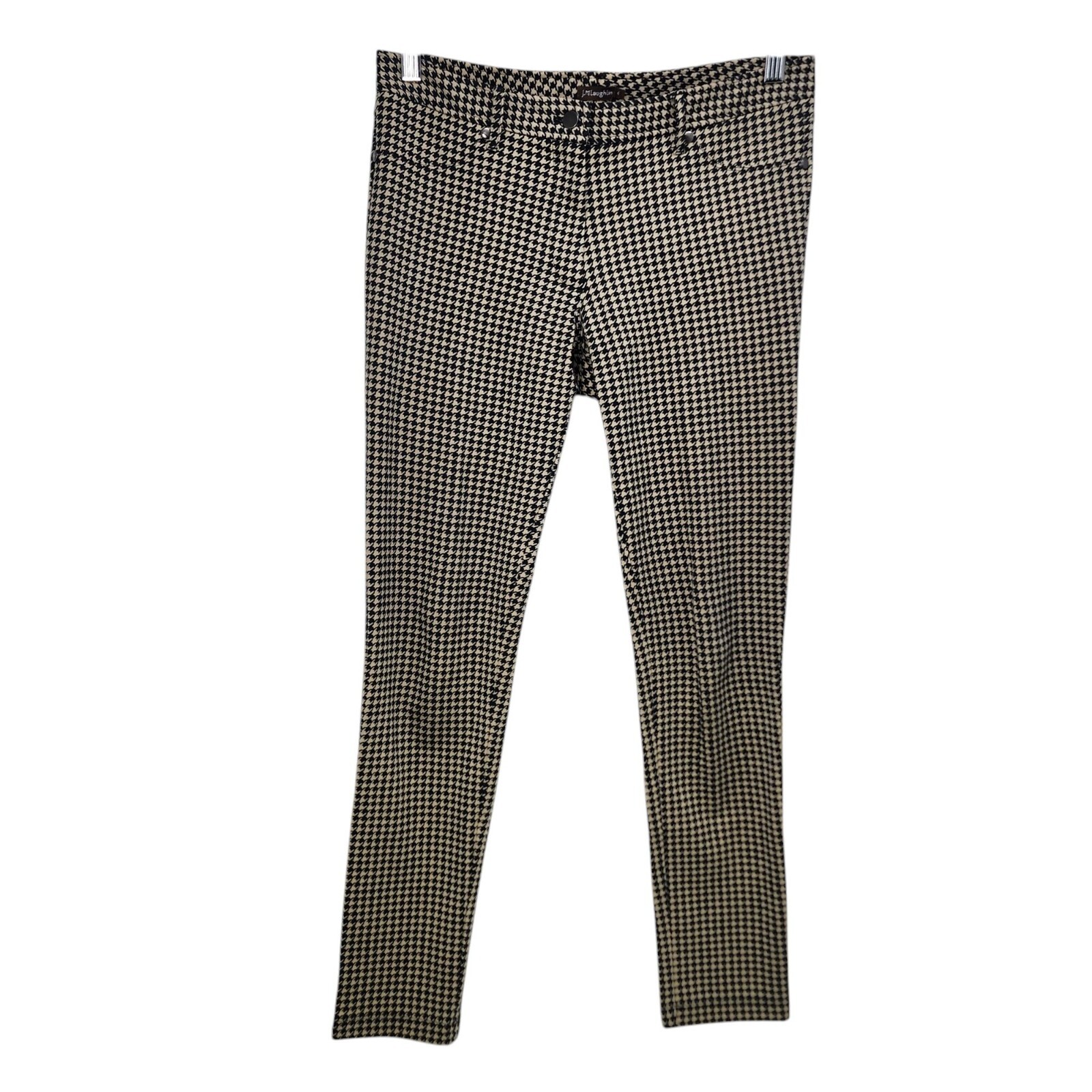 J.McLaughlin Houndstooth Pattern Womens Pants Siz… - image 1